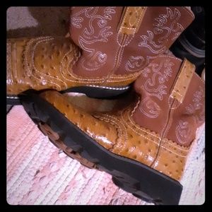 Ariat fatbaby ostrich skin boots